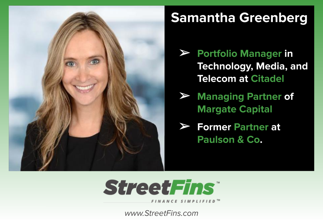 Samantha Greenberg on Her Career and Hedge Funds