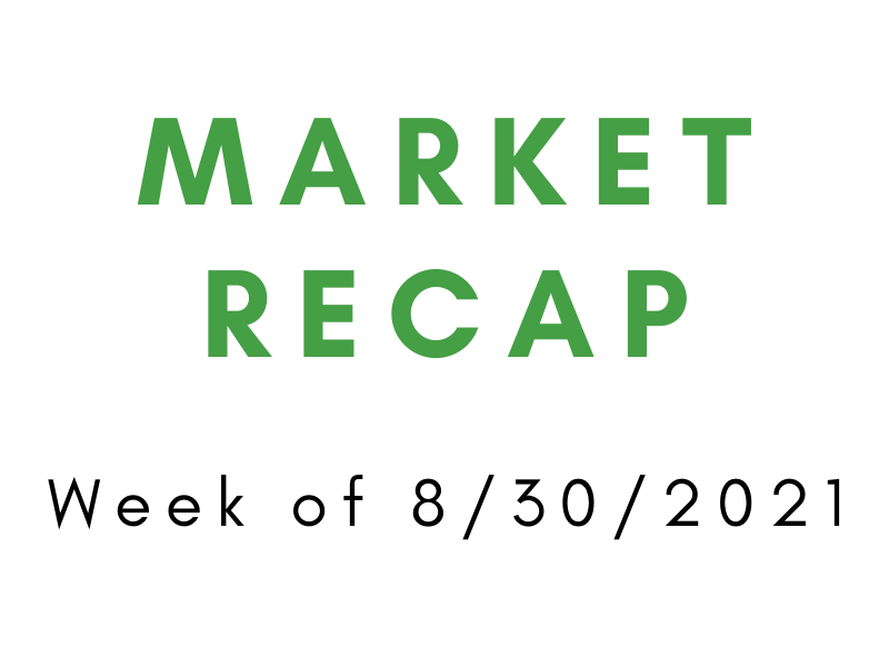 Week of 8/30/2021 Market Recap